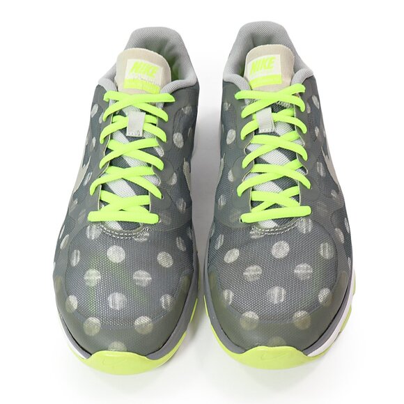 Nike Women's Dual Fusion Run Running Shoes Gray Polka Dot Sneakers Size 8.5 - Picture 4 of 9